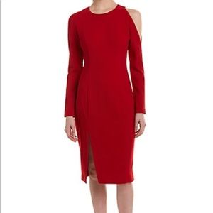 COPY - Black Halo Red long sleeve dress